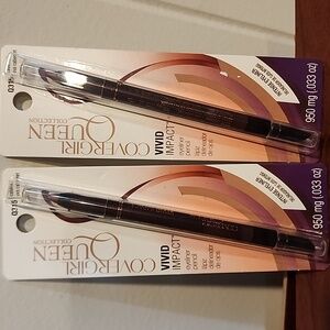 TWO CoverGirl Queen Eyeliners - Cabernet